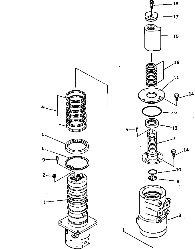 Вал 703-10-92250 Komatsu