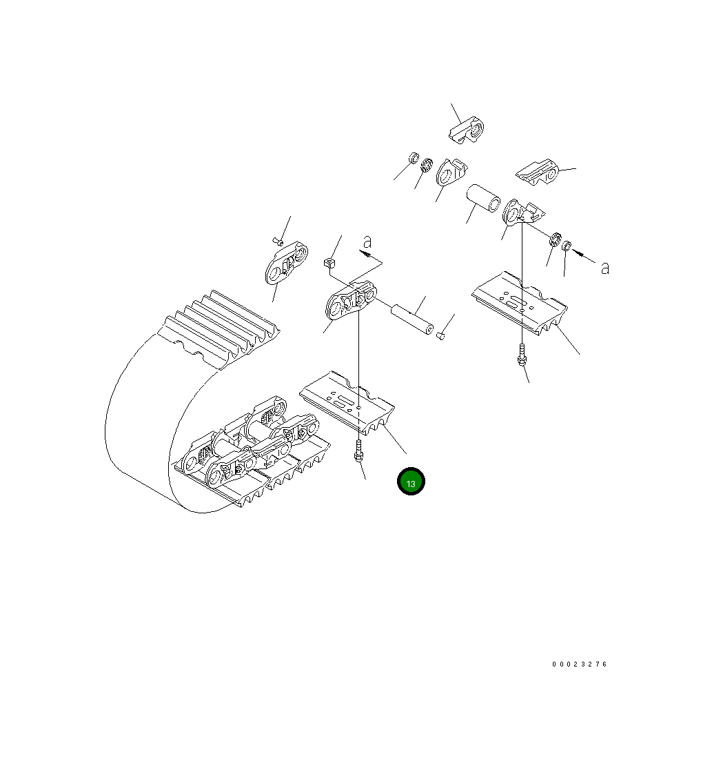 Башмак 154-32-71530 Komatsu