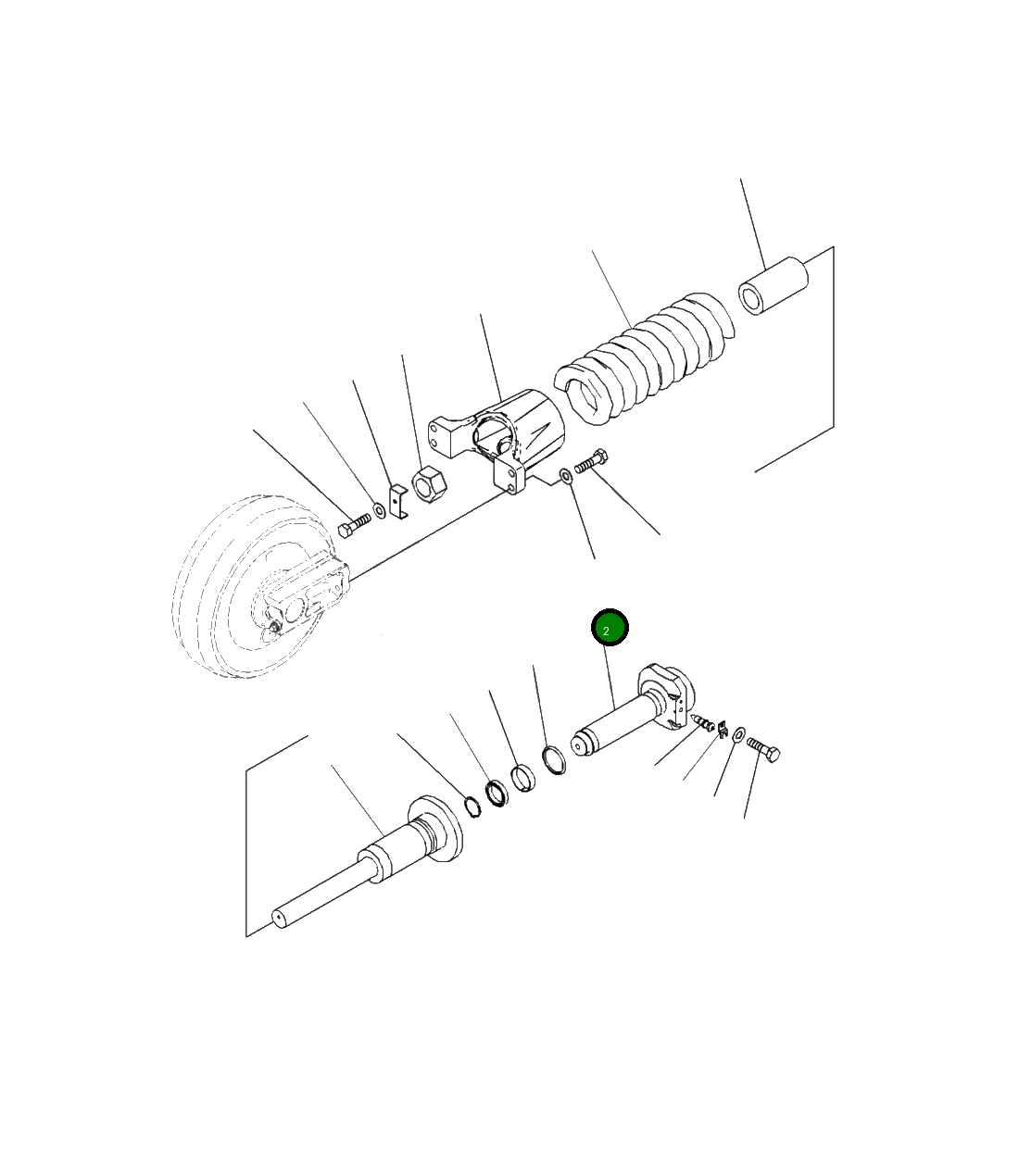 Вал 208-30-41360 Komatsu