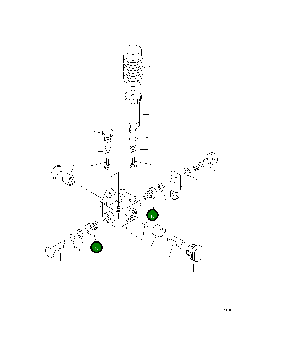 Адаптер DK132400-0200 Komatsu