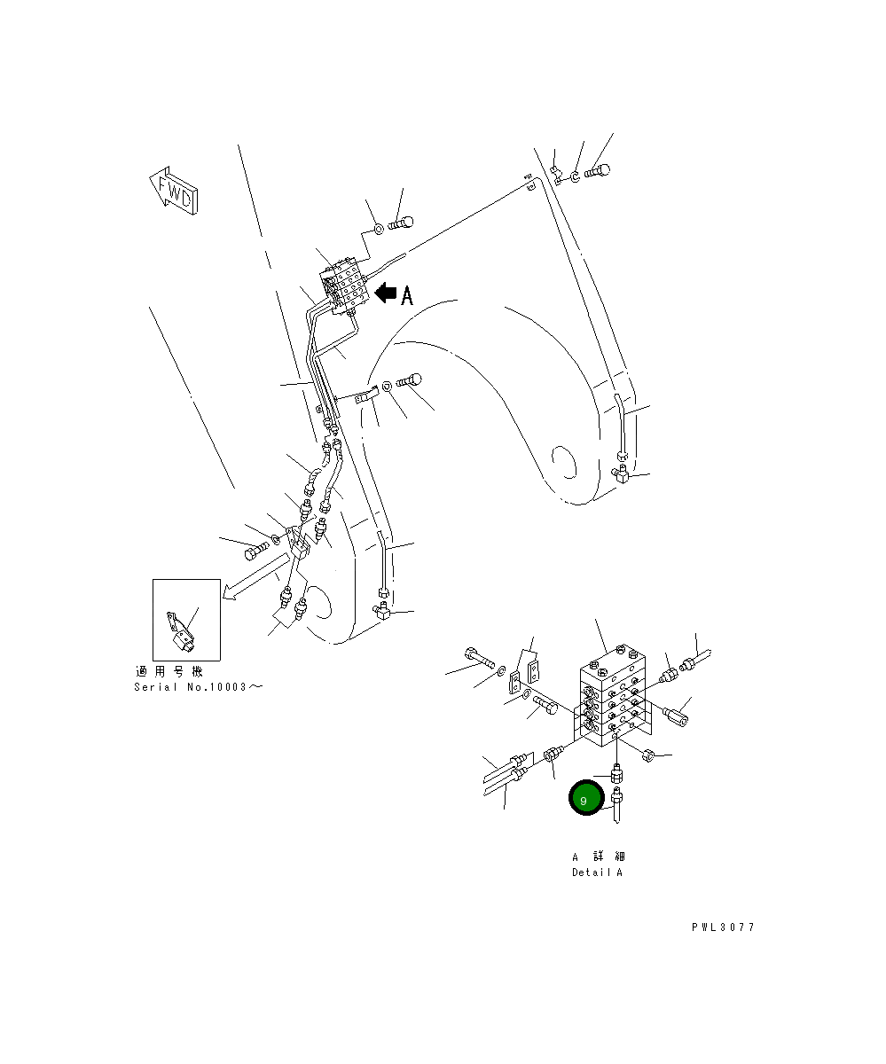 Адаптер 21T-72-17610 Komatsu