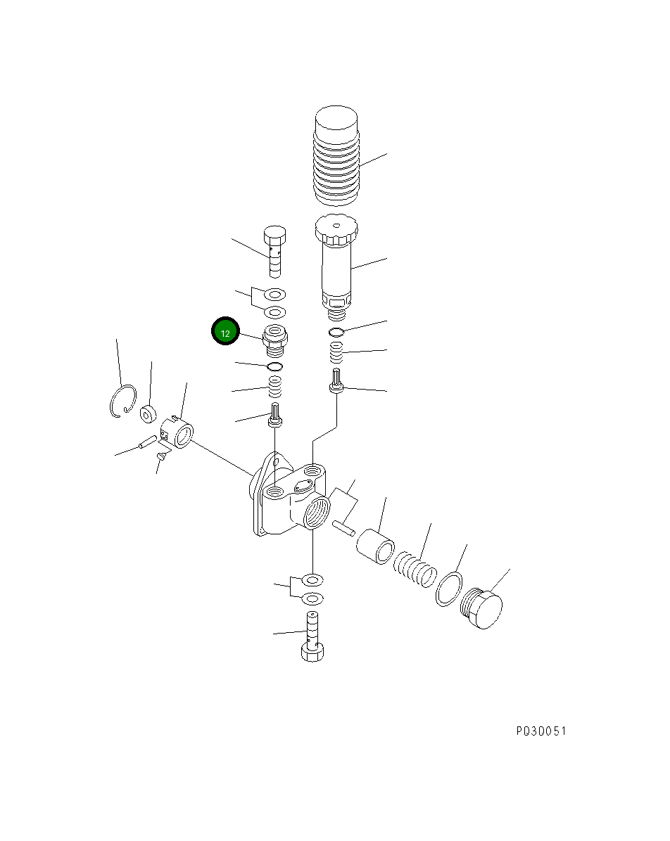 Адаптер DK152118-0900 Komatsu