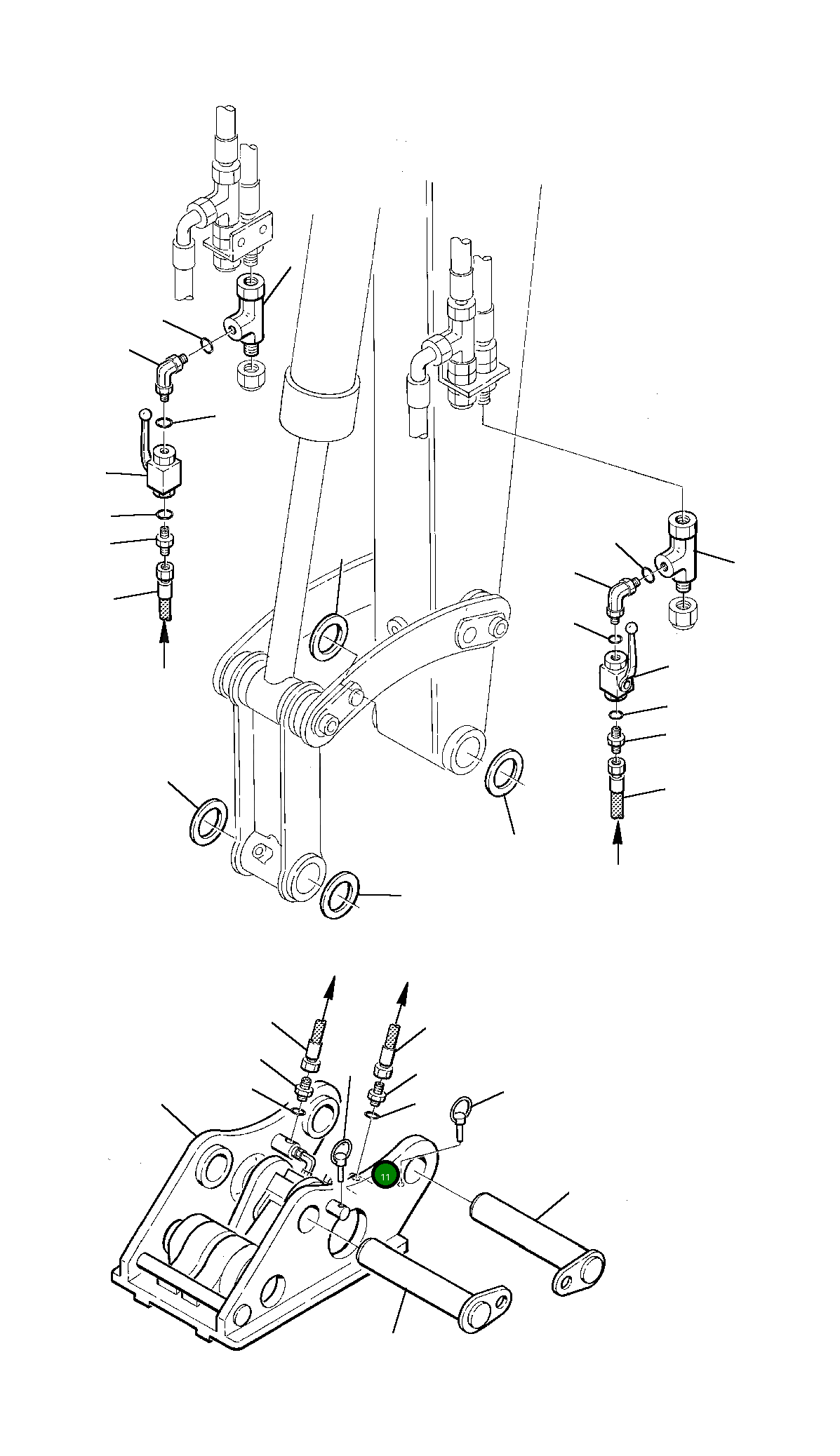 Быстроразъёмное соединение, в сборе 21D-915-1120 Komatsu