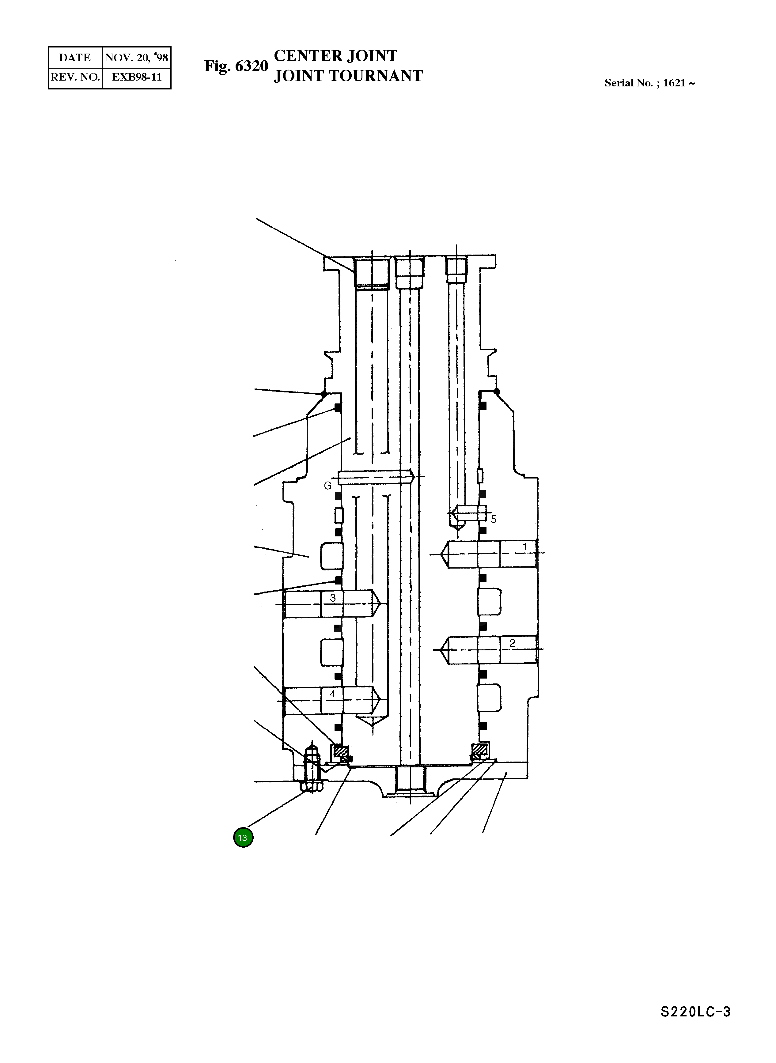 Болт M12X1.75X30 SJD-100-130 Komatsu