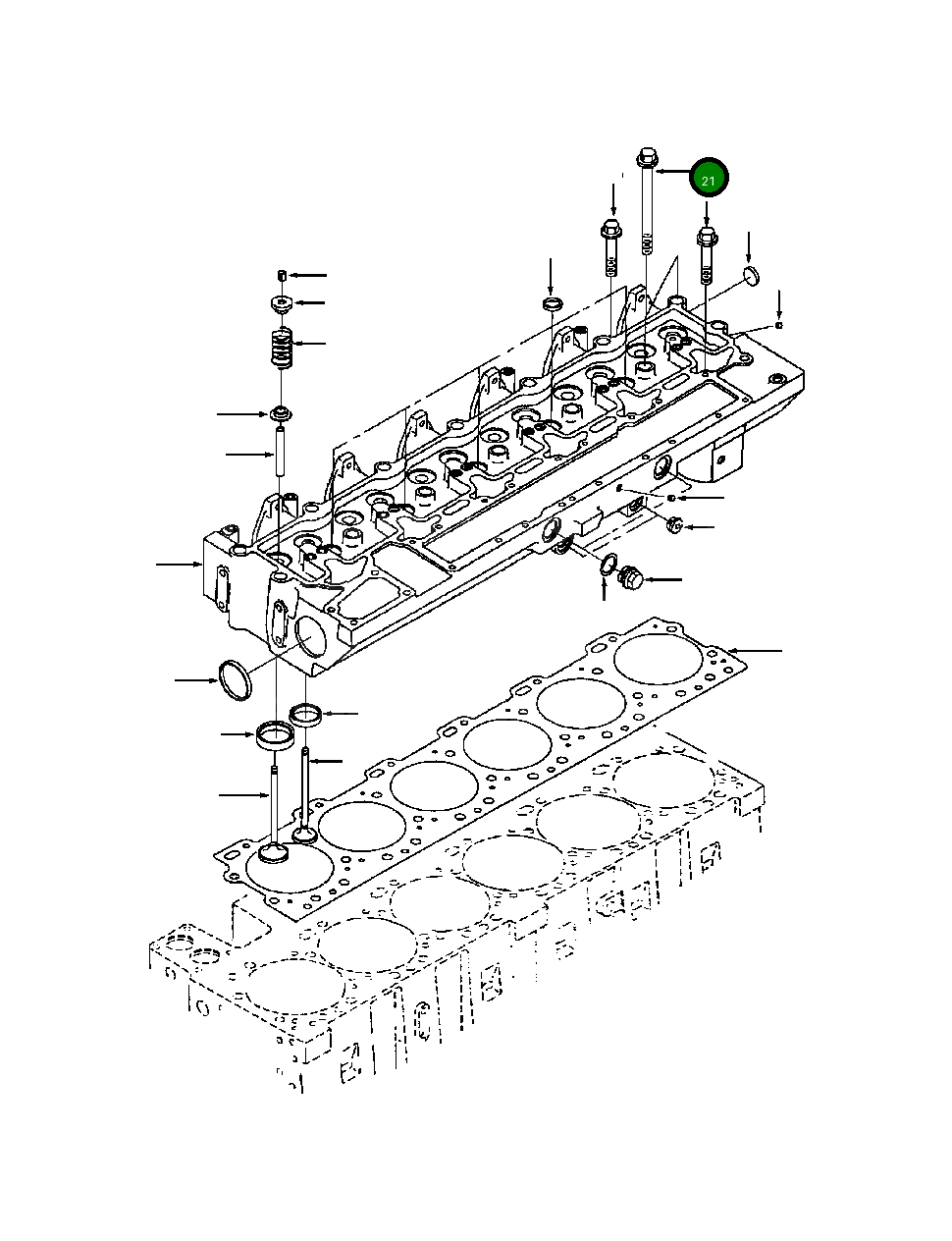 Болт (M14x2.00x150) 1241 055 H1 Komatsu