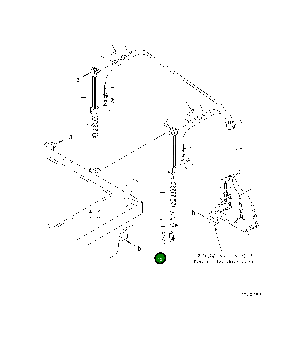 Вилка 277-60-13410 Komatsu