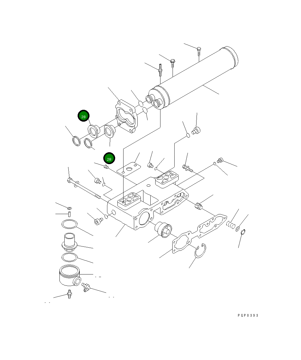 Адаптер CU3080401 Komatsu