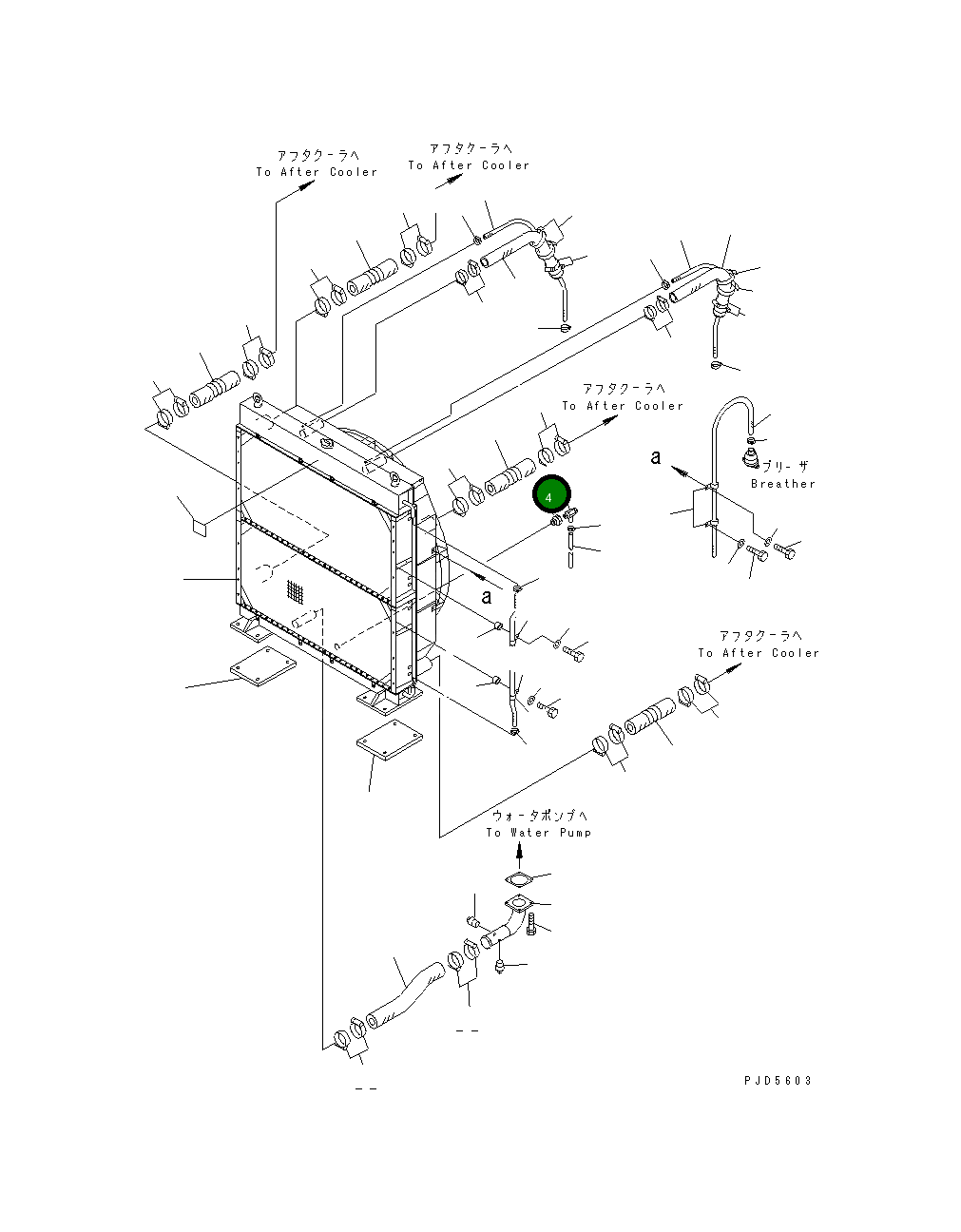 Адаптер 07326-11404 Komatsu