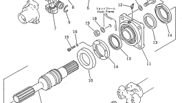 Вал 416-20-13113 Komatsu