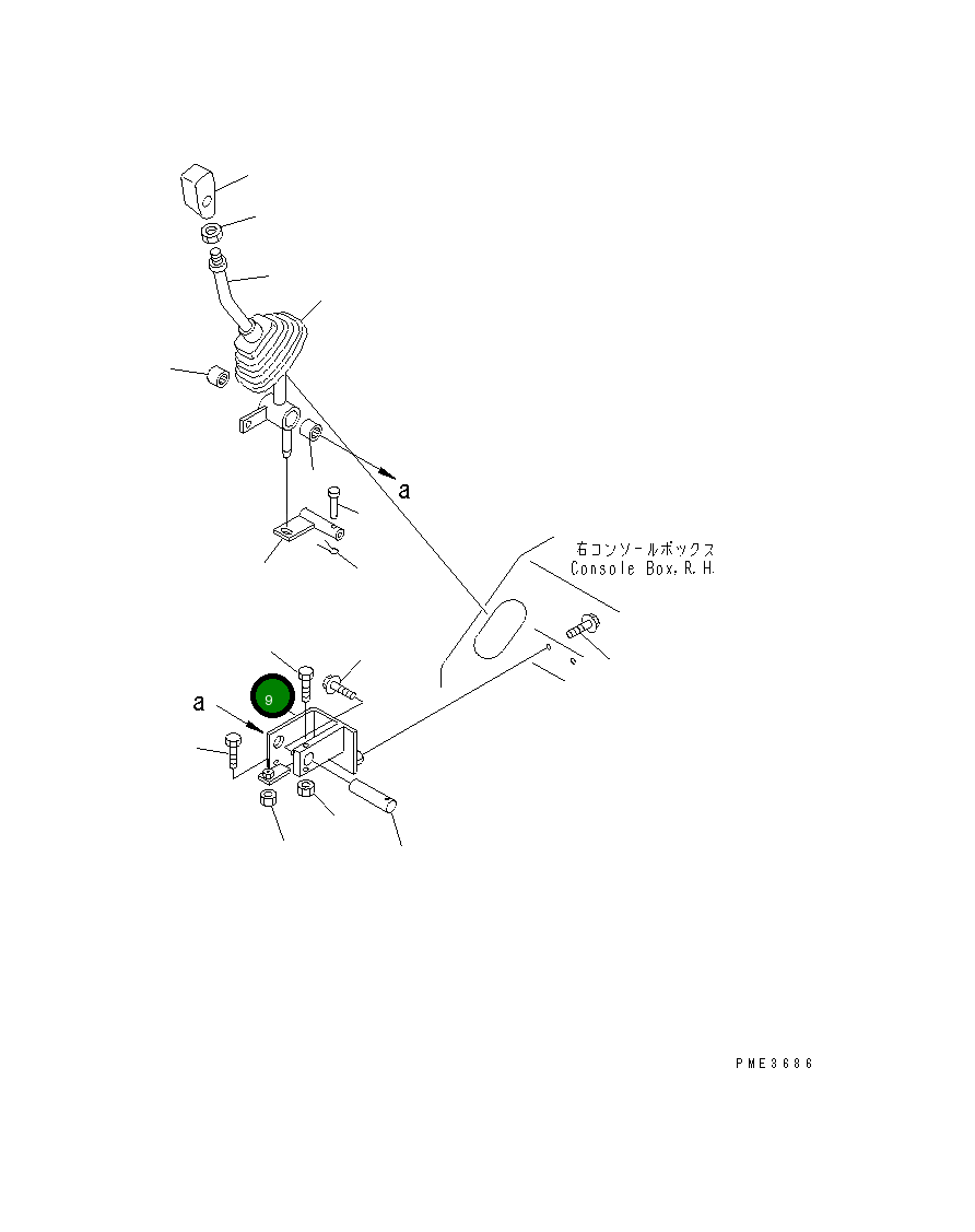 Вилка 417-T80-2530 Komatsu