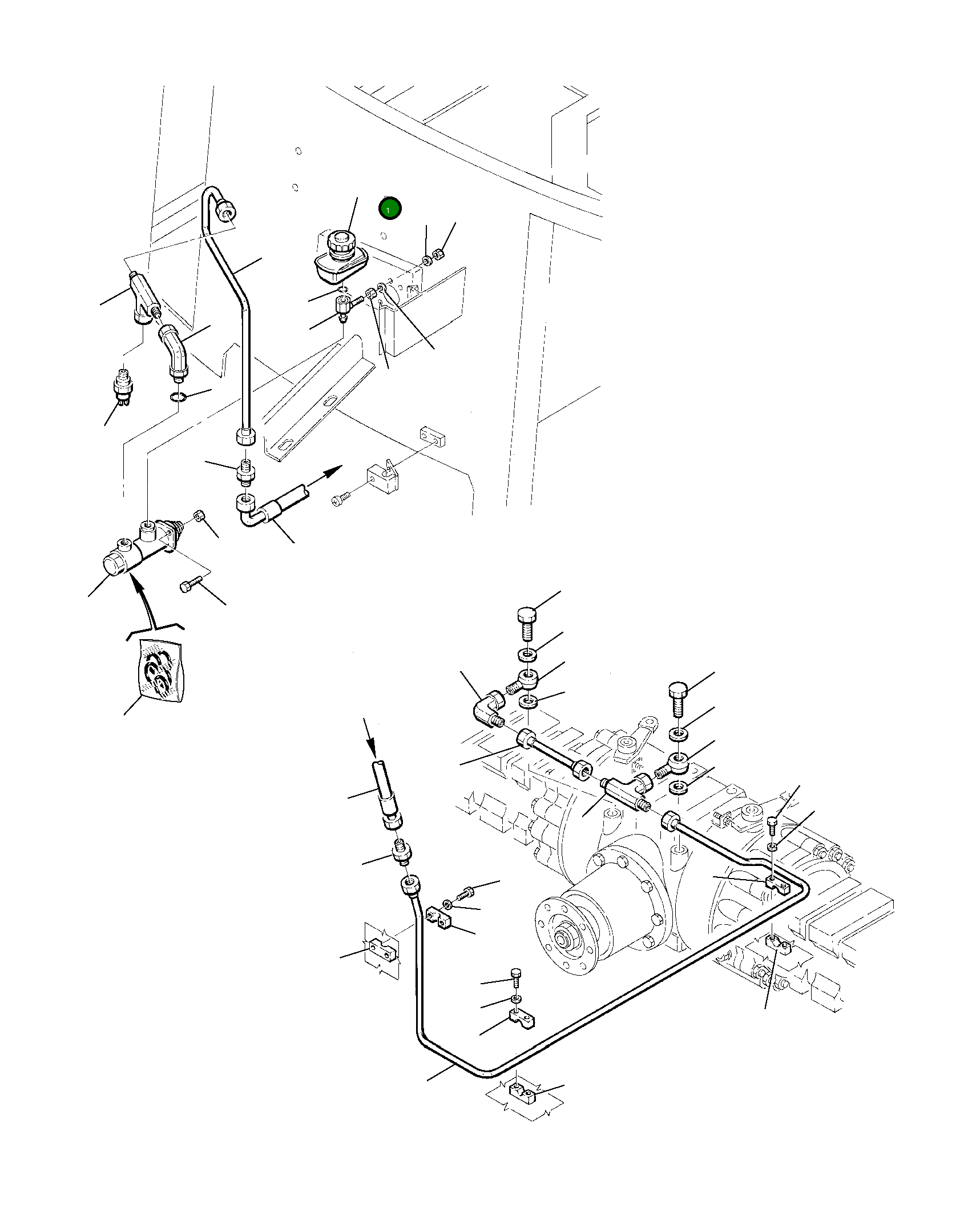 Бак 880011016 Komatsu