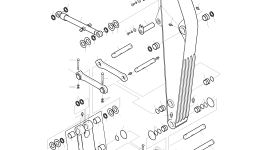Болт M20X2.5X200 S0572161 Komatsu