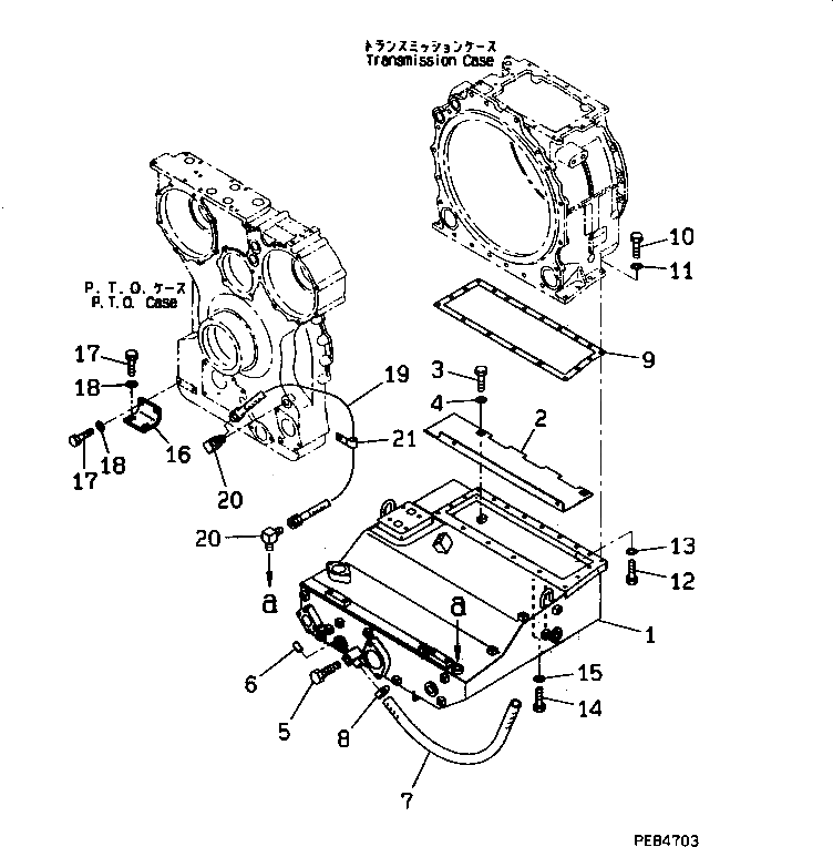 Бак 195-49-43110 Komatsu