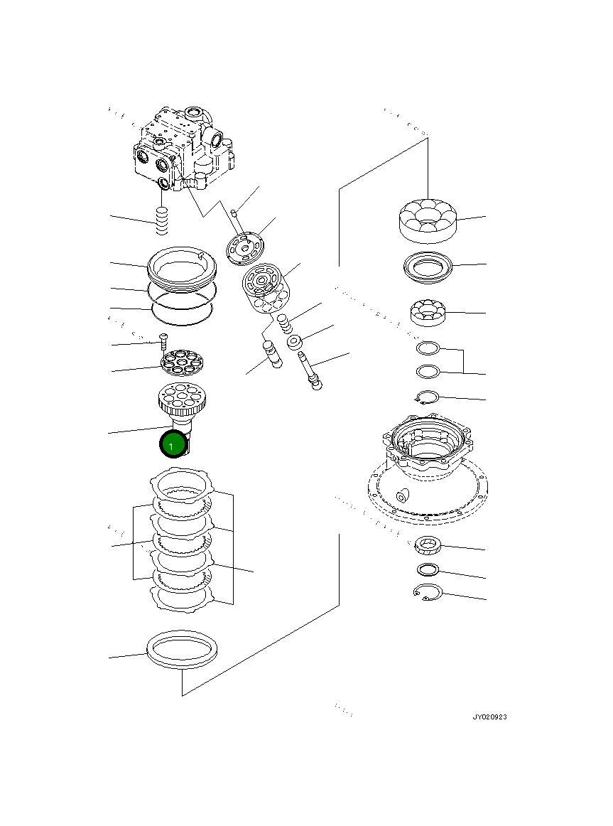 Вал 706-7H-11440 Komatsu