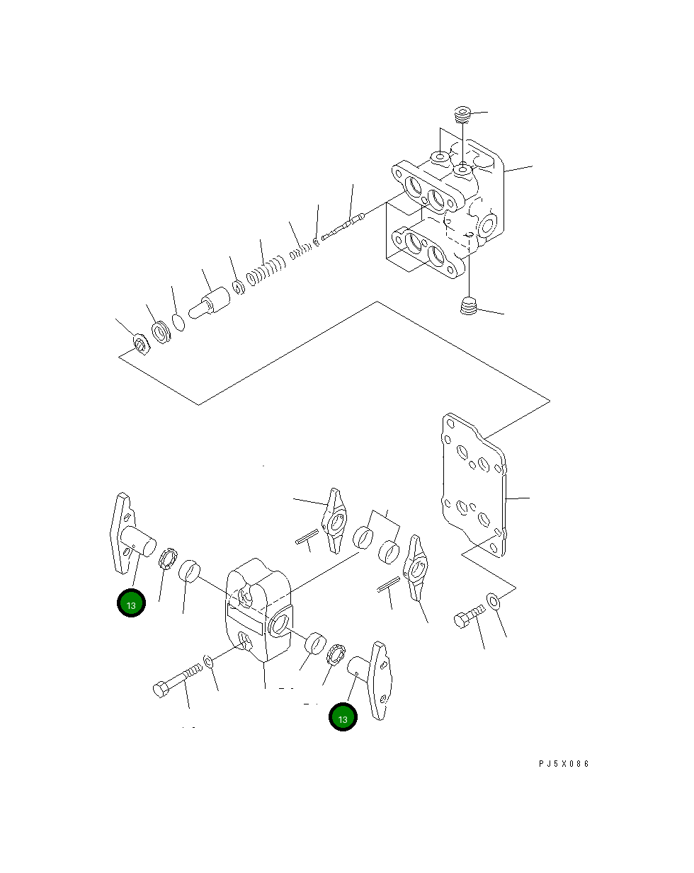 Вал 702-16-54251 Komatsu