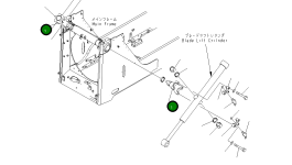 Вилка 17A-61-43210 Komatsu
