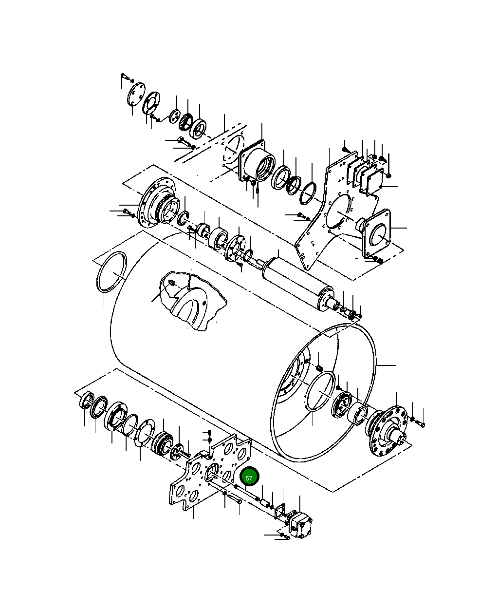 Вал 136 364 Komatsu
