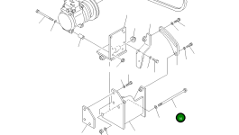 Болт, 205MM 423-S62-2510 Komatsu