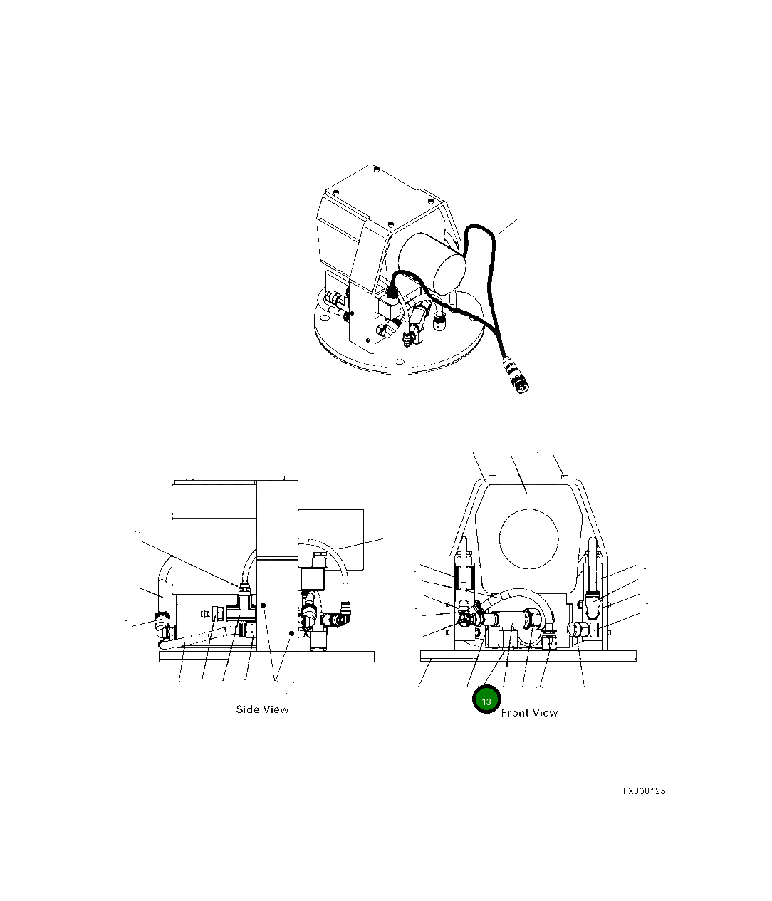 Адаптер 28592KF Komatsu