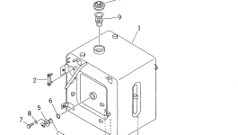 Бак 20Y-04-K1260 Komatsu