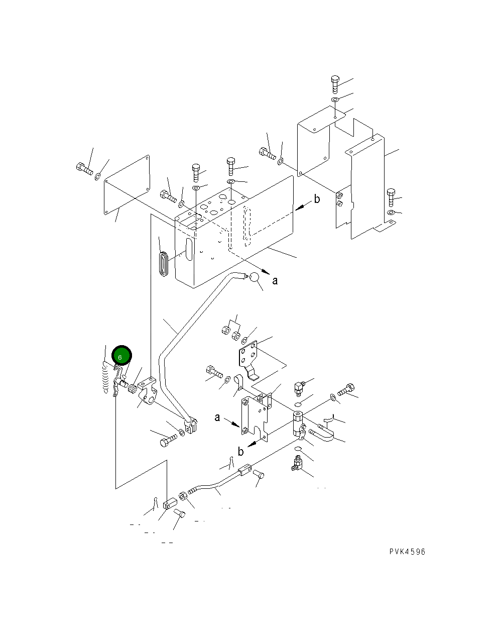 Вал 20Y-43-21912 Komatsu