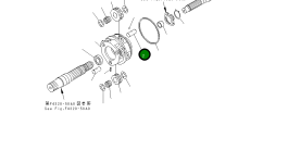 Вал 425-15-22530 Komatsu
