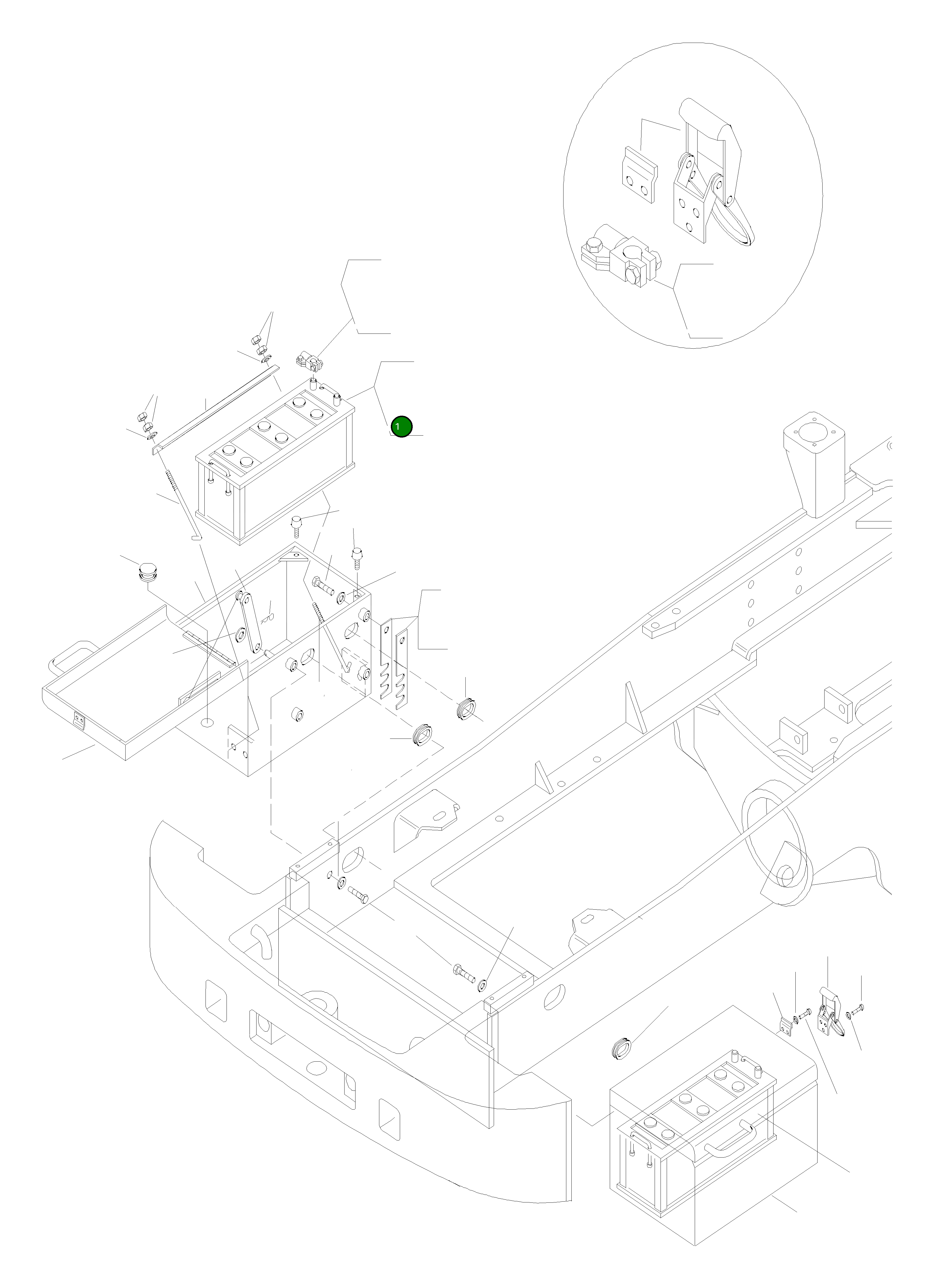 Аккумулятор 424-06-H4030 Komatsu