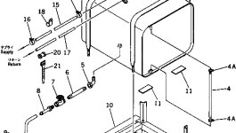 Лента M720021504450 Komatsu