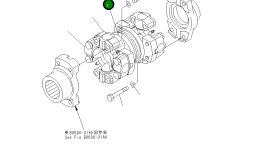Вилка KUCA073023 Komatsu