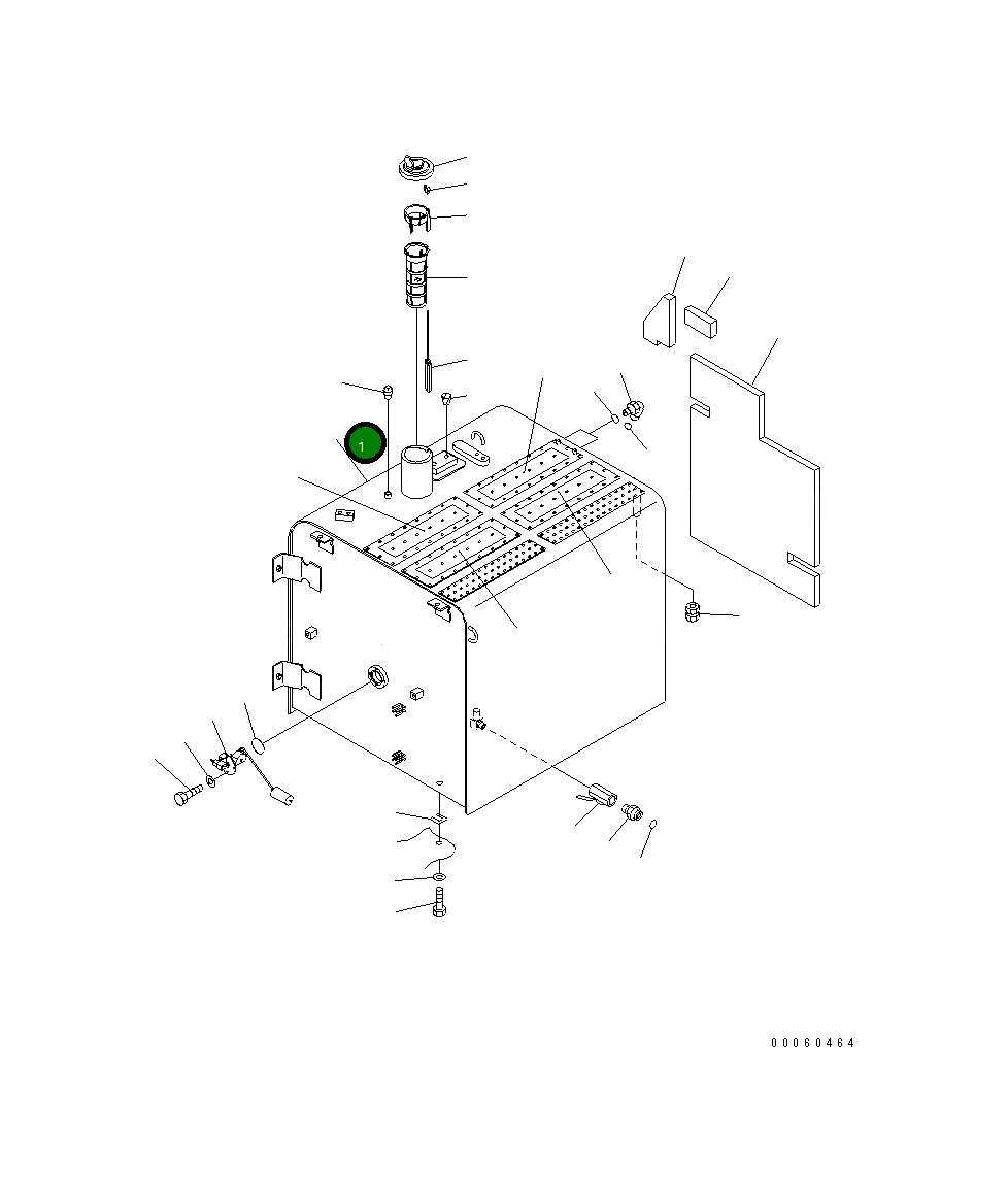 Бак 208-04-75312 Komatsu