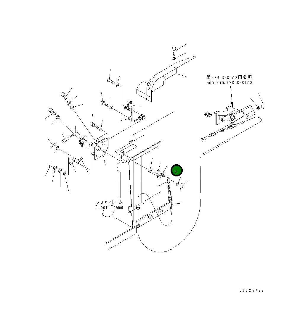 Вал 19M-43-32130 Komatsu