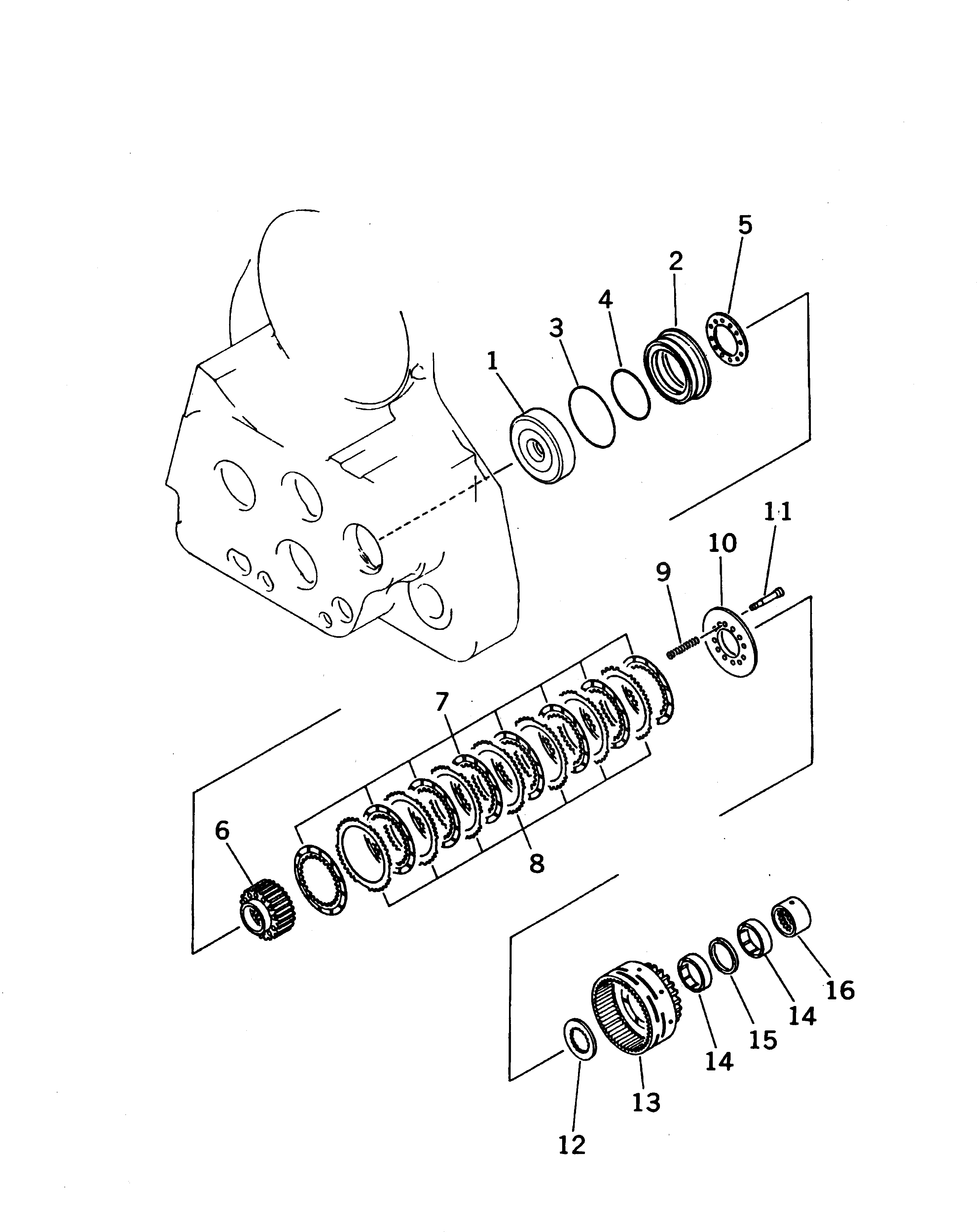 Барабан 156-76-23280 Komatsu