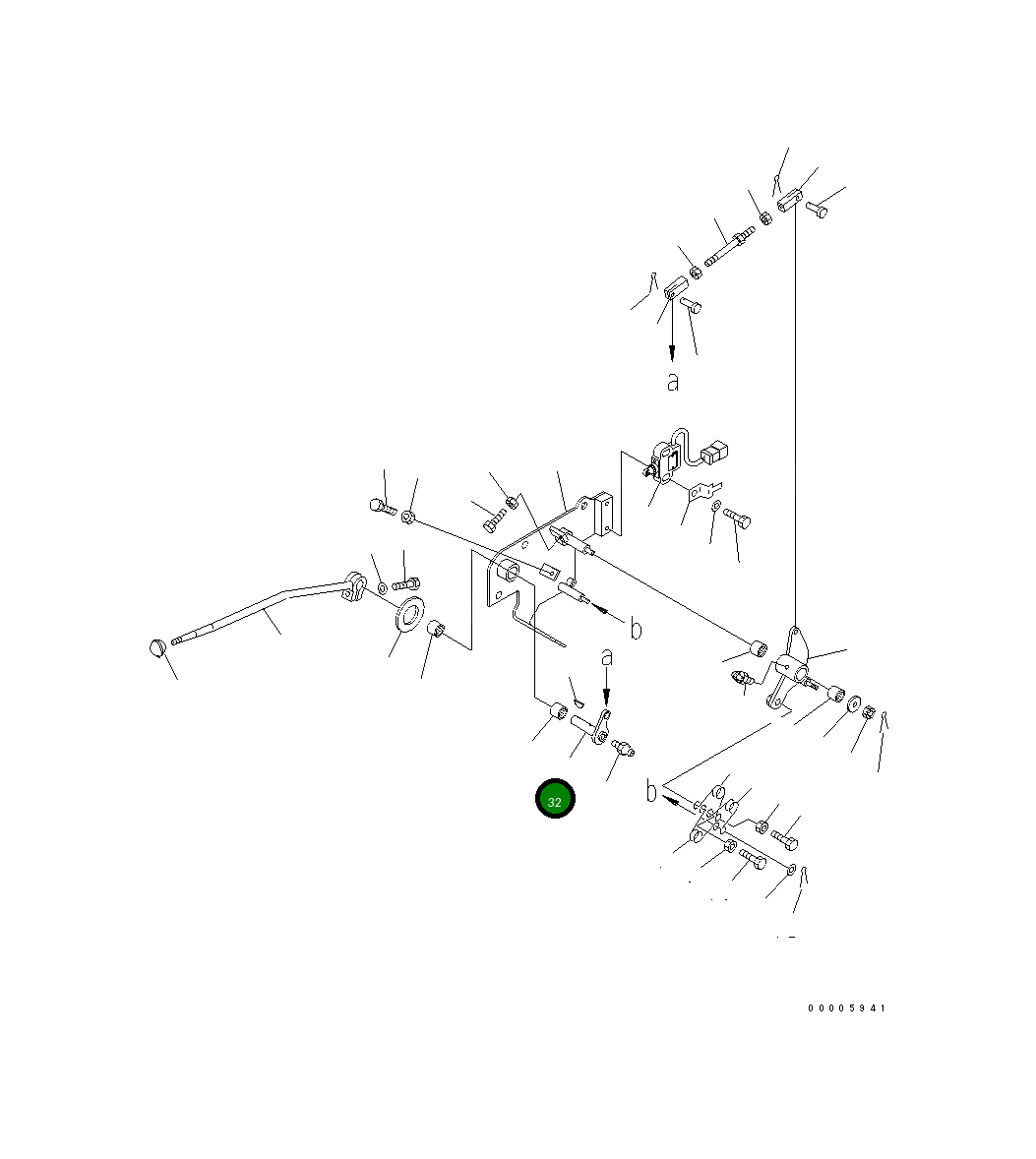 Вал 154-43-72351 Komatsu