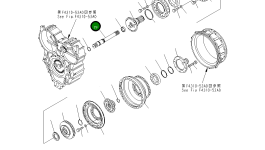Вал 425-13-31311 Komatsu