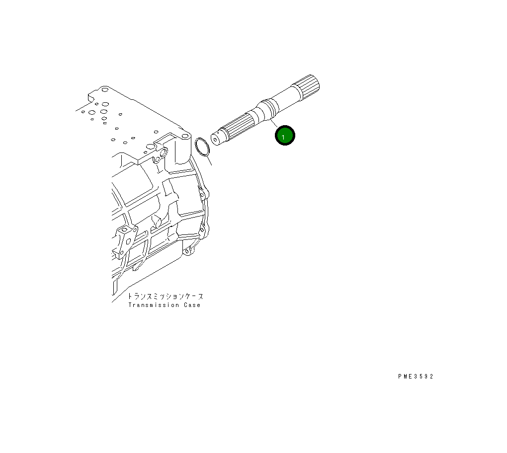 Вал 425-15-22111 Komatsu