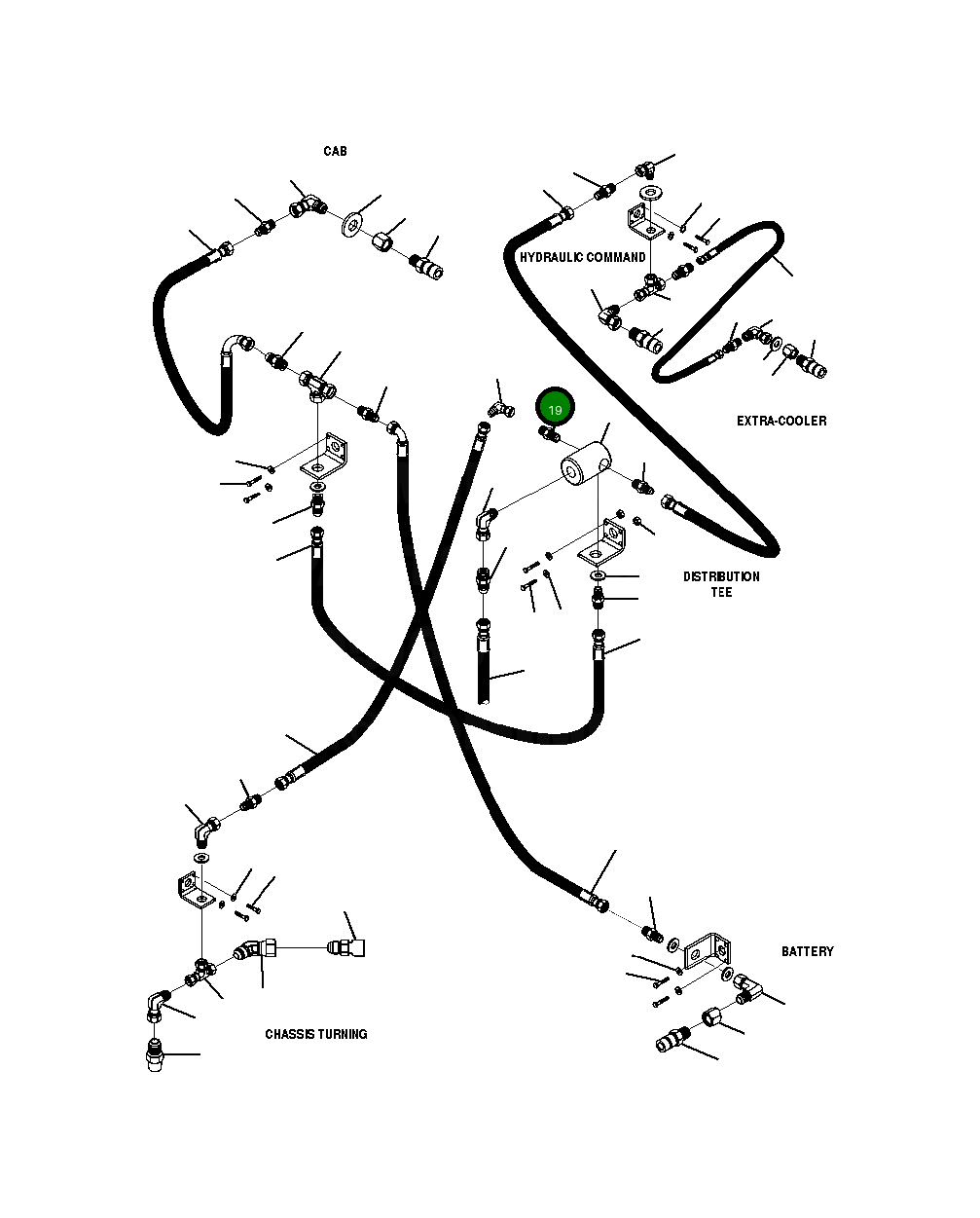 Адаптер 20Y-968-B990 Komatsu
