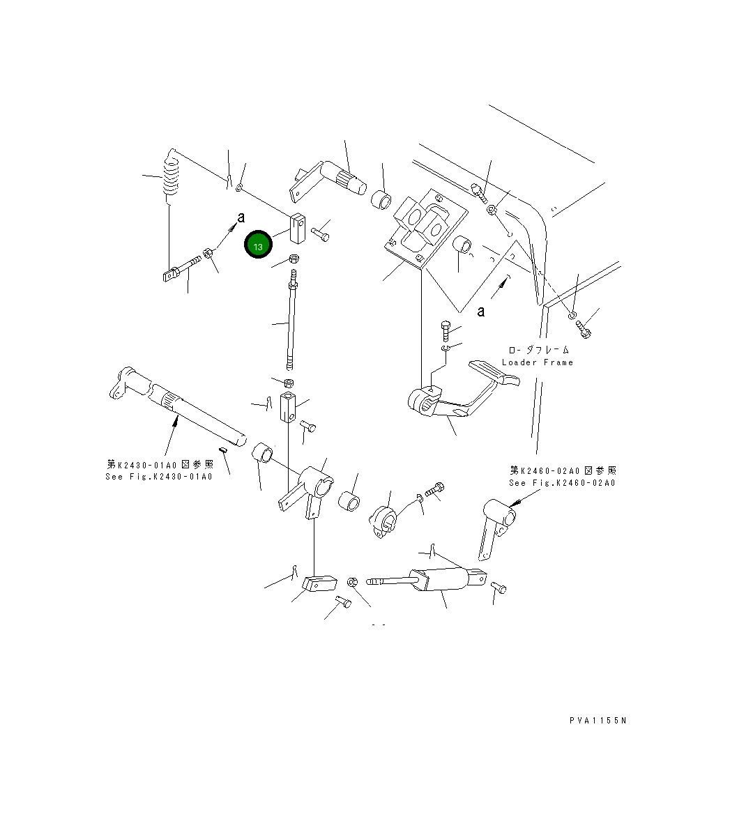 Вилка 113-43-21670 Komatsu