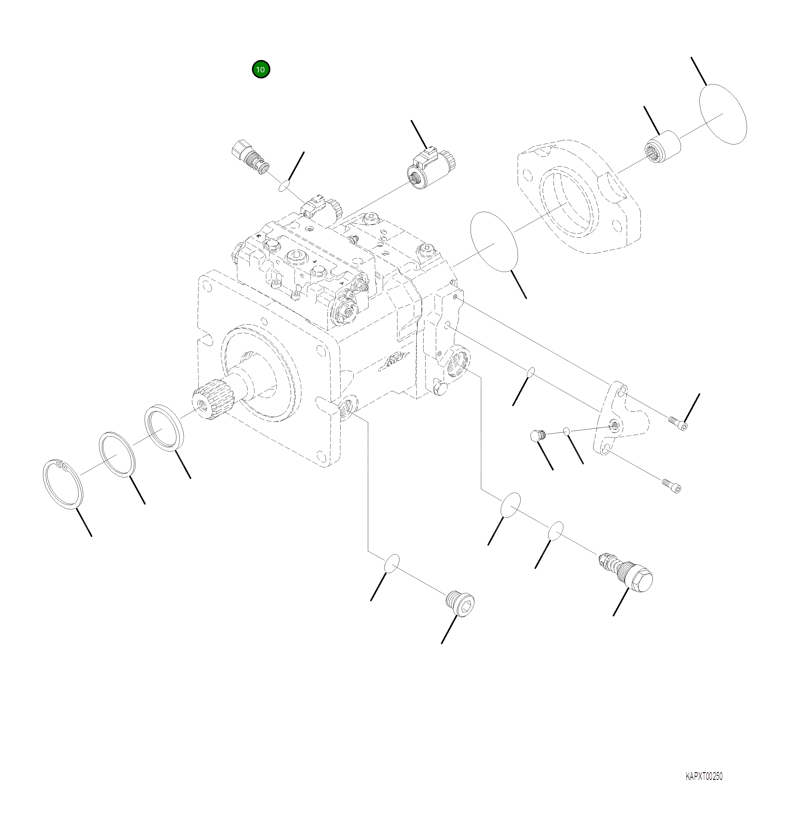 Вал 4A1-60-26450 Komatsu