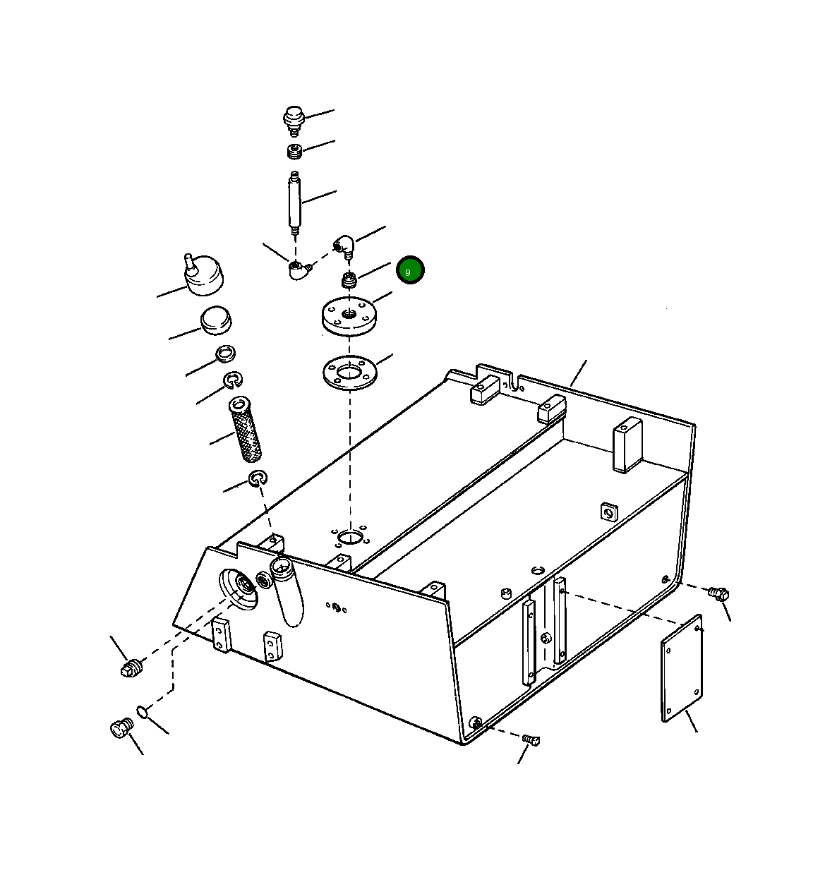 Адаптер 1269 410 H1 Komatsu