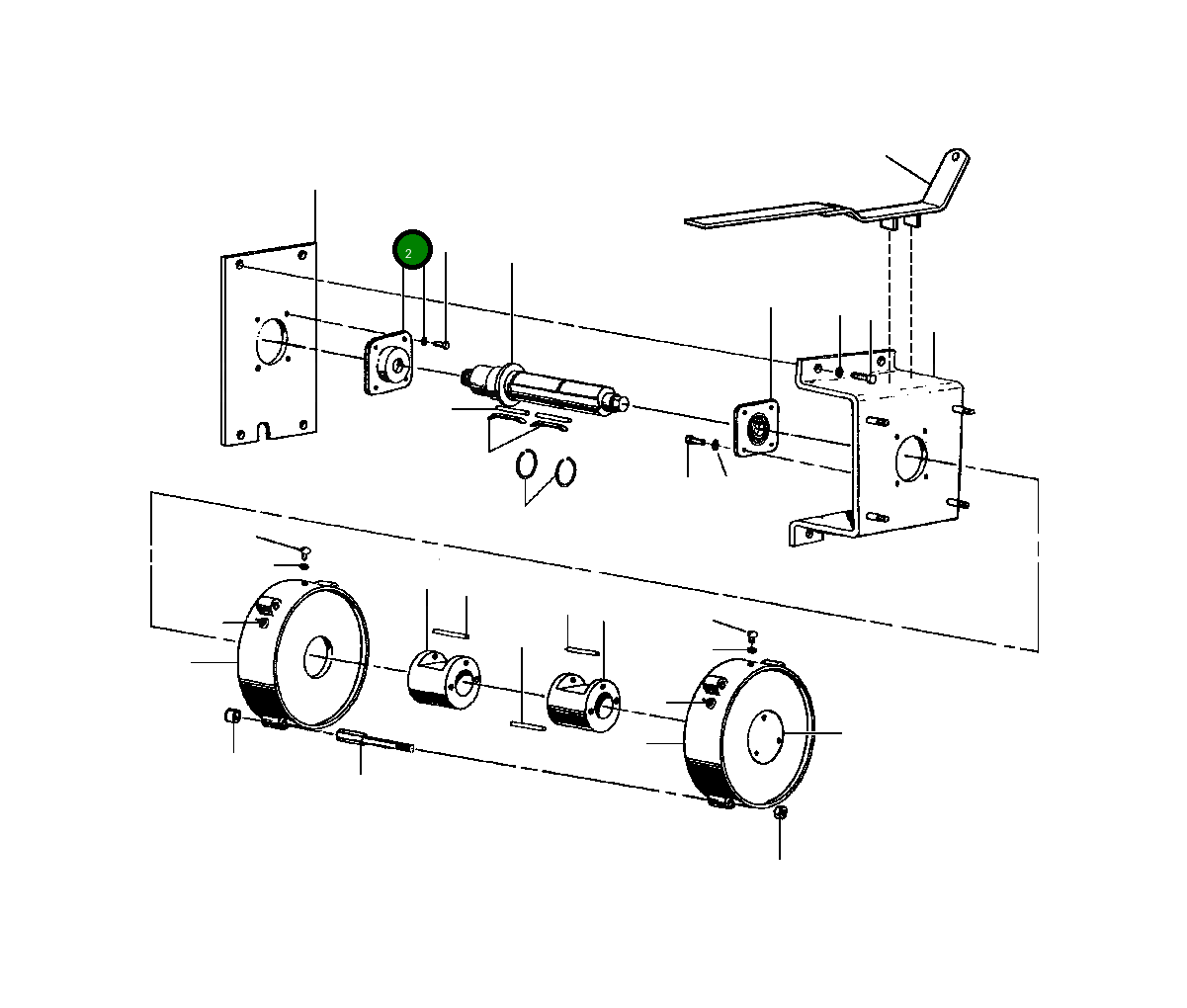 Блок подшипника 106 349 Komatsu