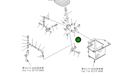Вилка 134-43-64360 Komatsu
