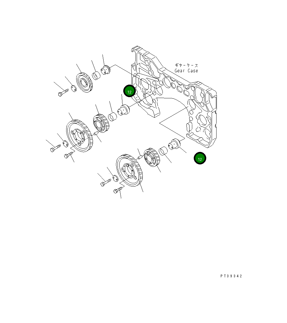 Вал 6215-31-6410 Komatsu