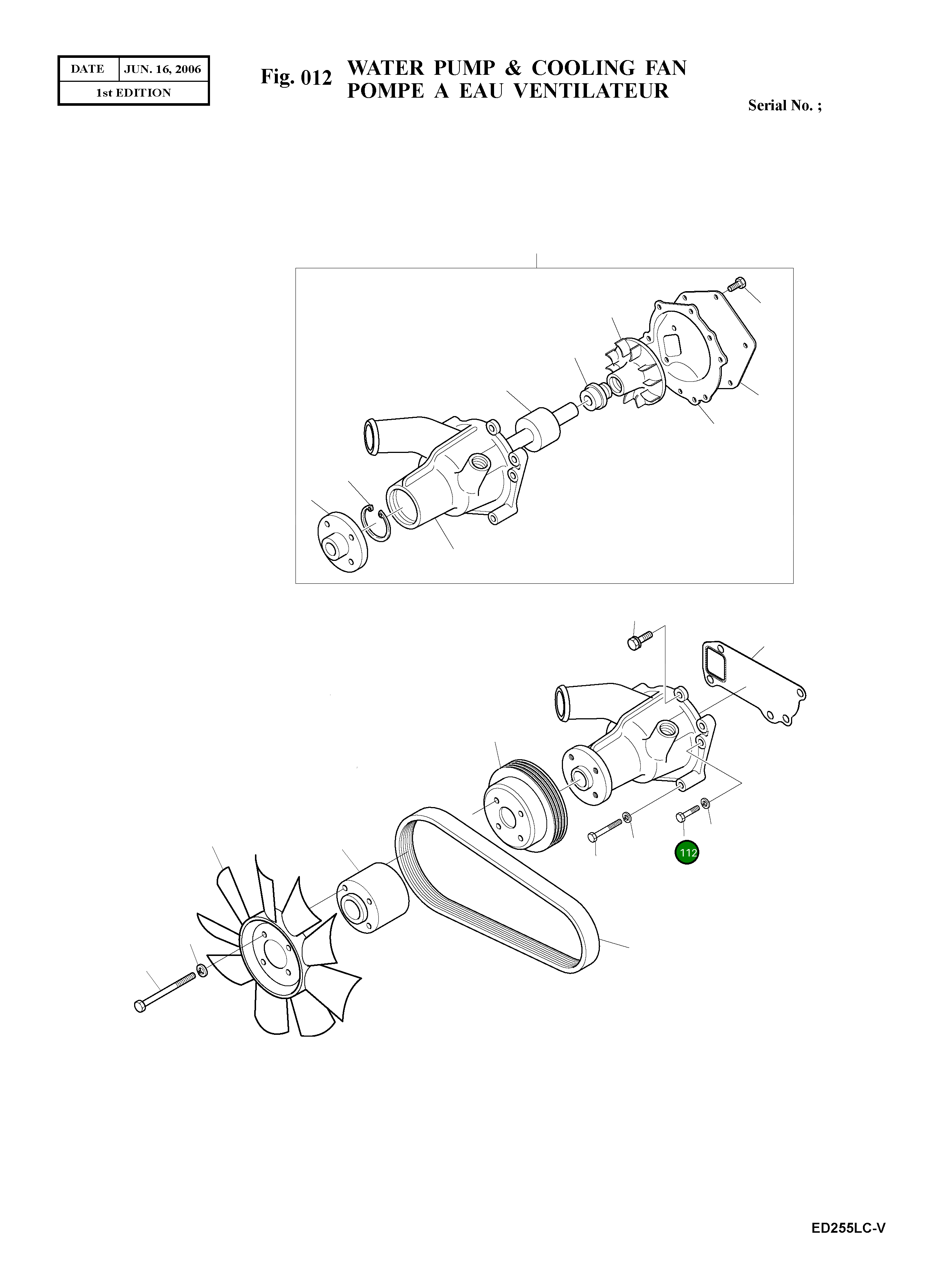 Болт M10X1.25X60 06.01493-4211 Komatsu