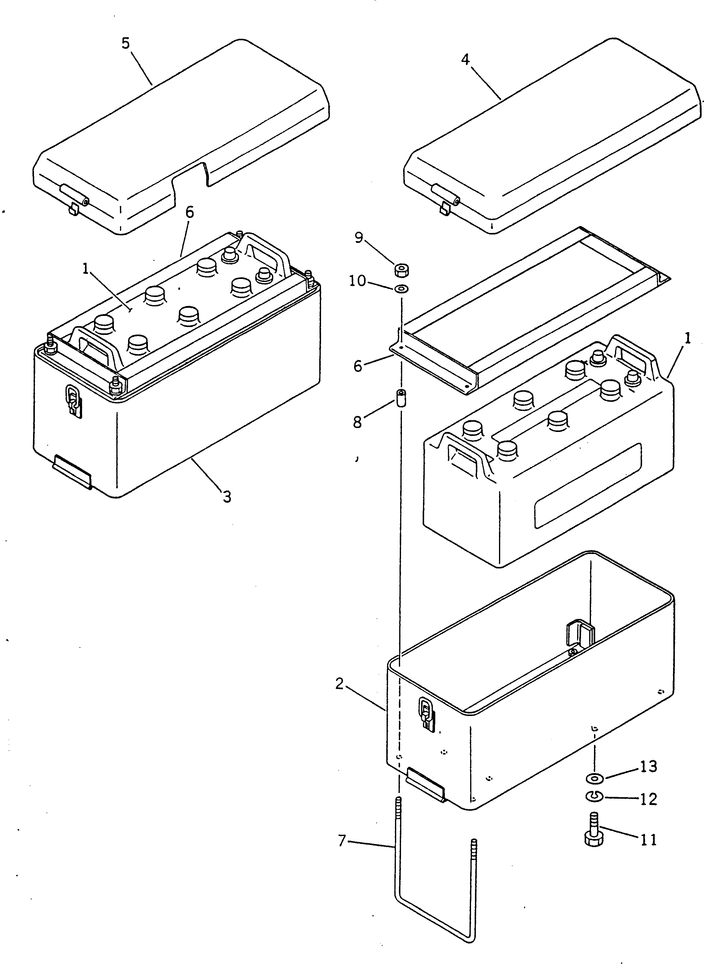 Аккумулятор (145G51) 08000-02215 Komatsu