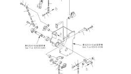Вилка 104-43-45210 Komatsu