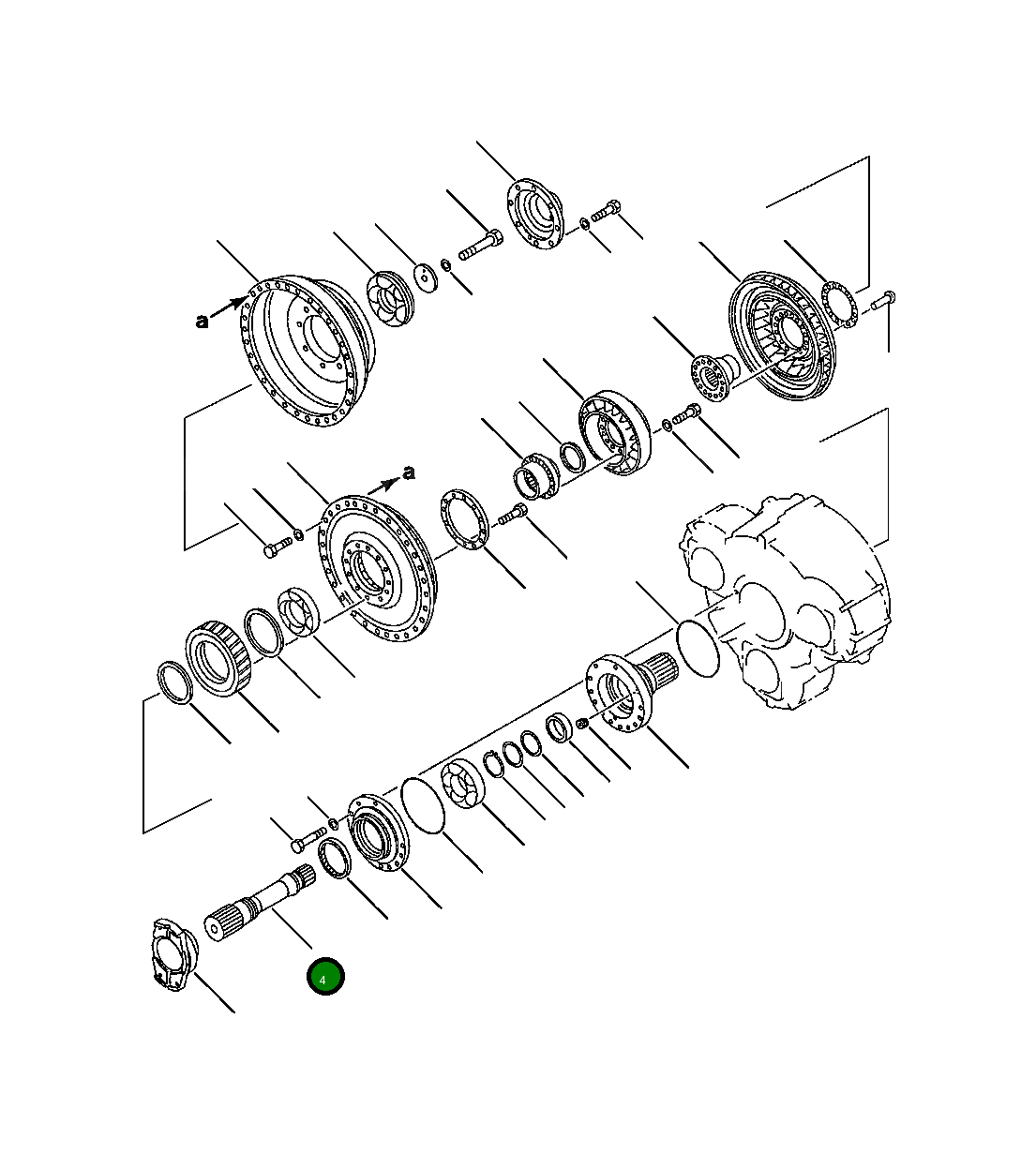 Вал 711 17 21650 Komatsu