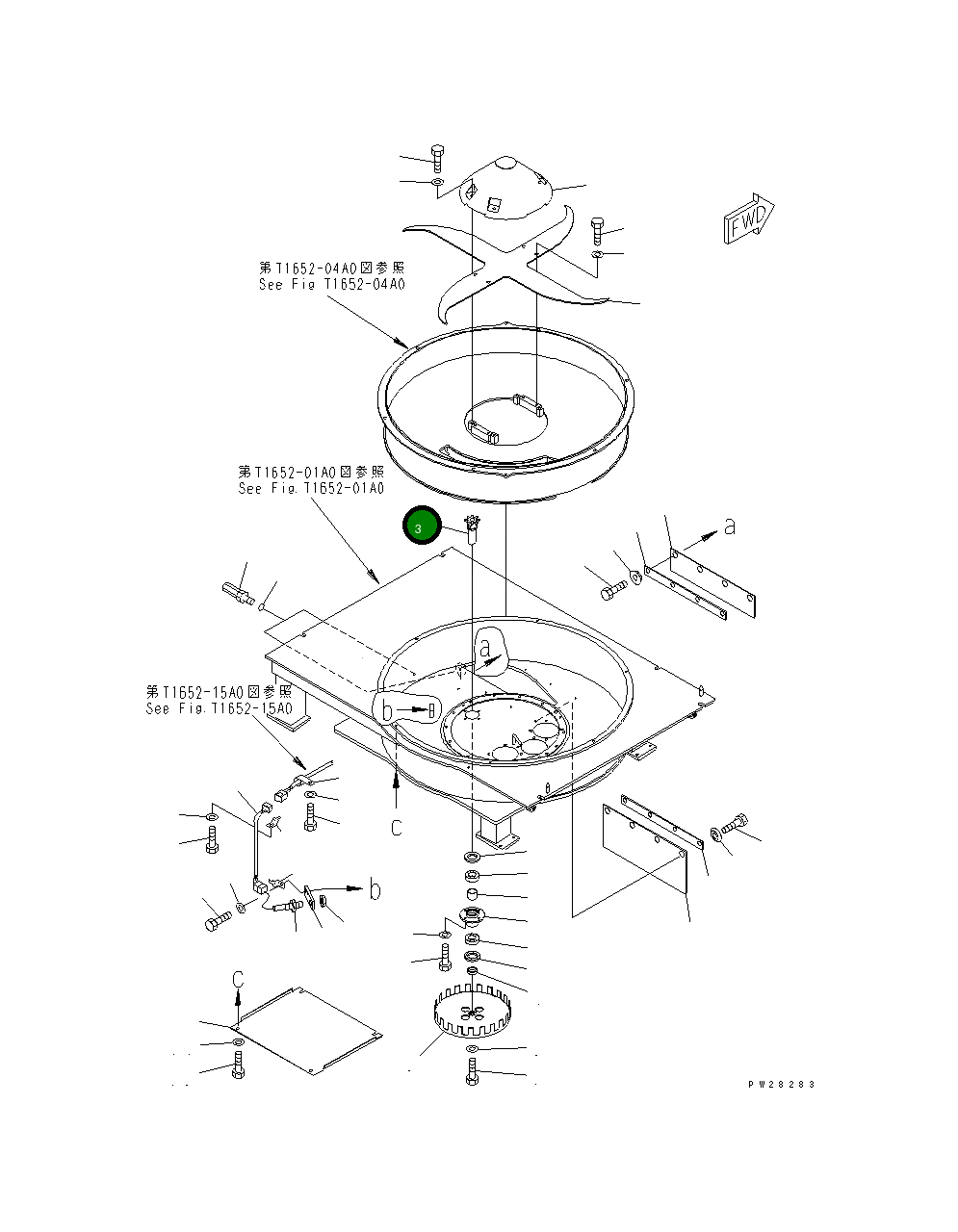 Вал 8255-72-4280 Komatsu