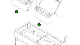 Аккумулятор WET (160F51) 208-06-61460 Komatsu