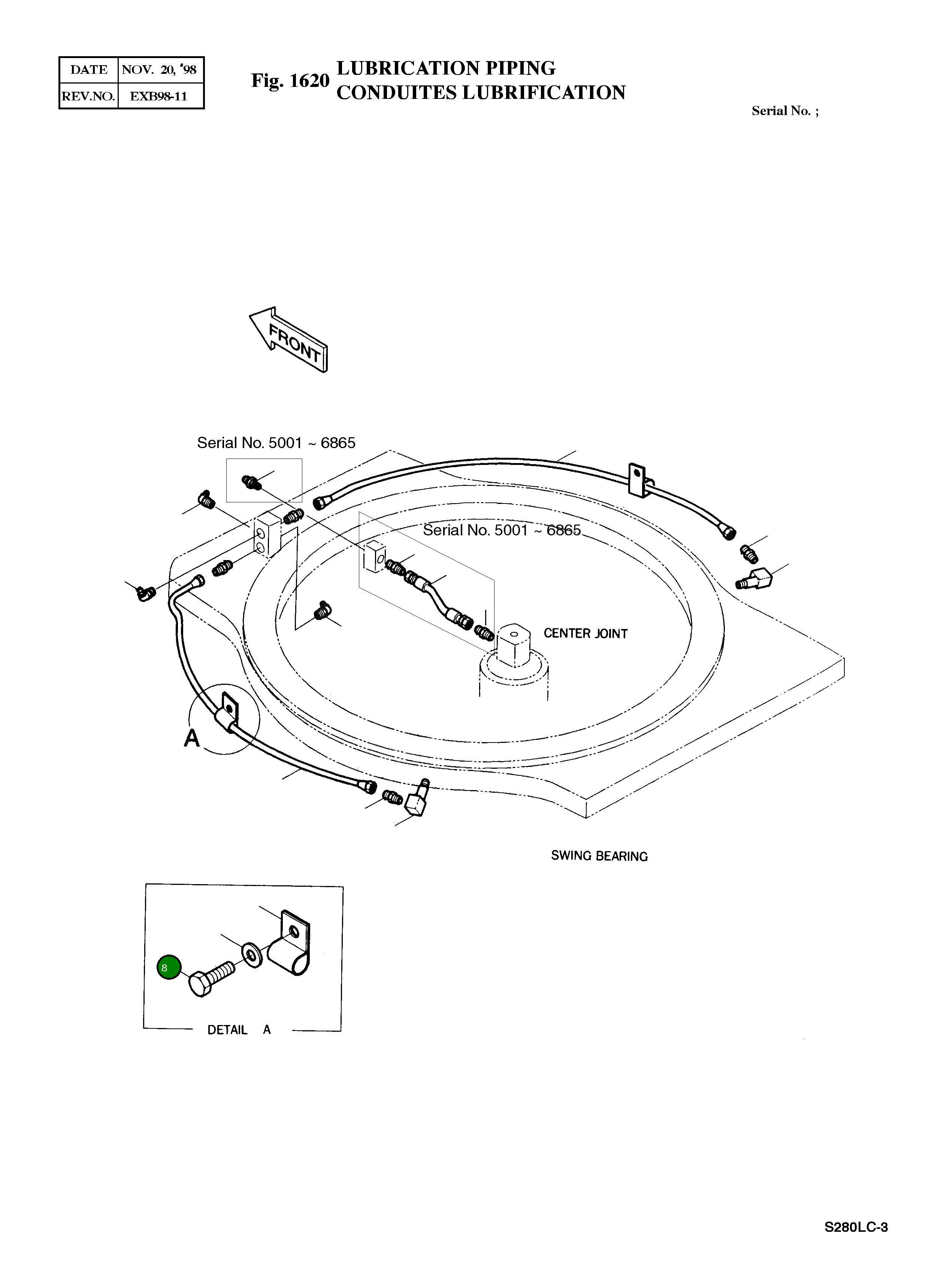 Болт M6X1.0X12 S0504403 Komatsu