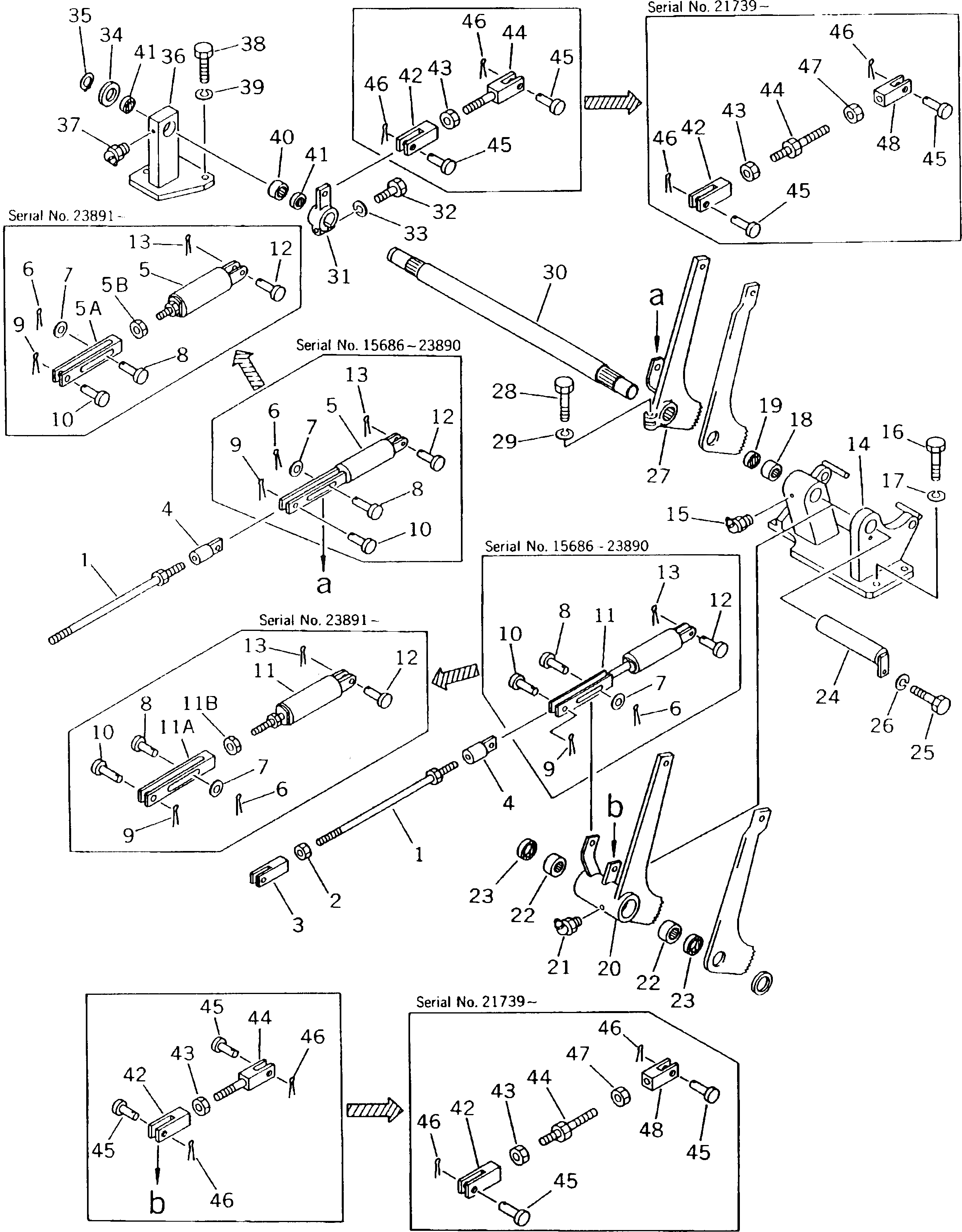 Вилка 176-43-43770 Komatsu
